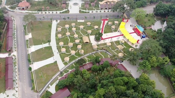 Toàn cảnh khu ngã 5 Đền Giếng khi khánh thành, đưa vào sử dụng. Ảnh: Ngô Hùng