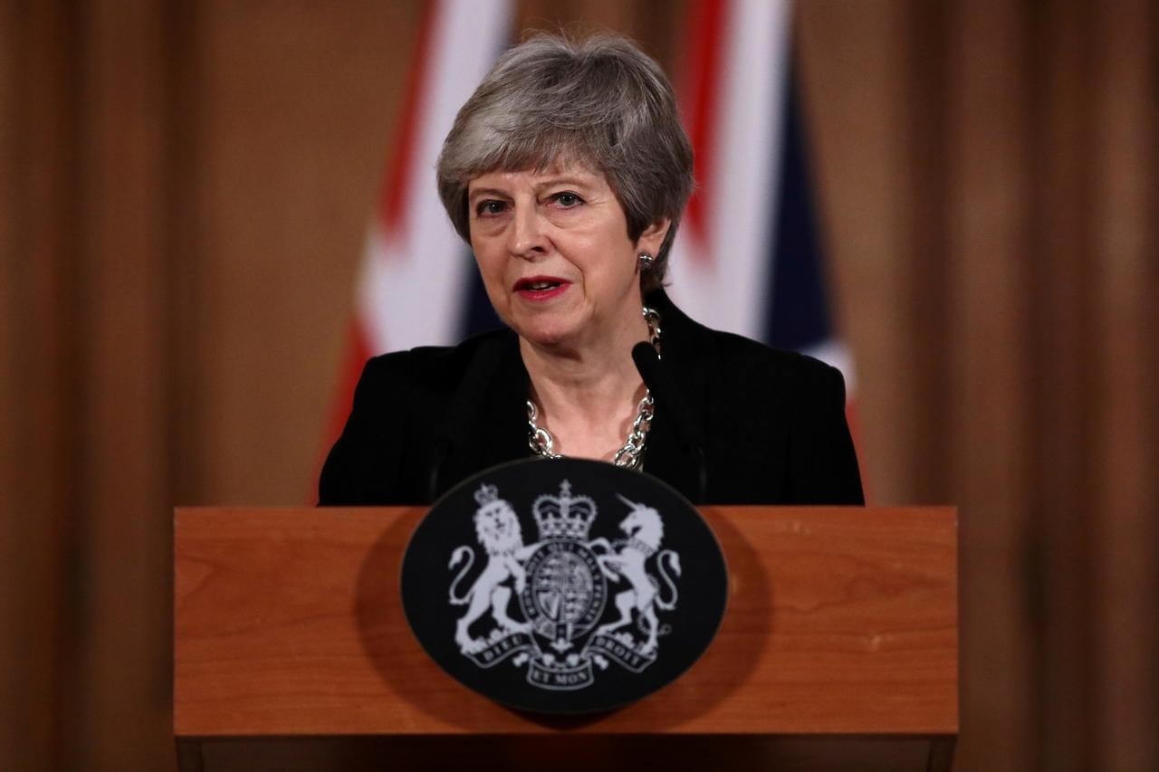 Thủ tướng Anh Theresa May. Ảnh: Reuters