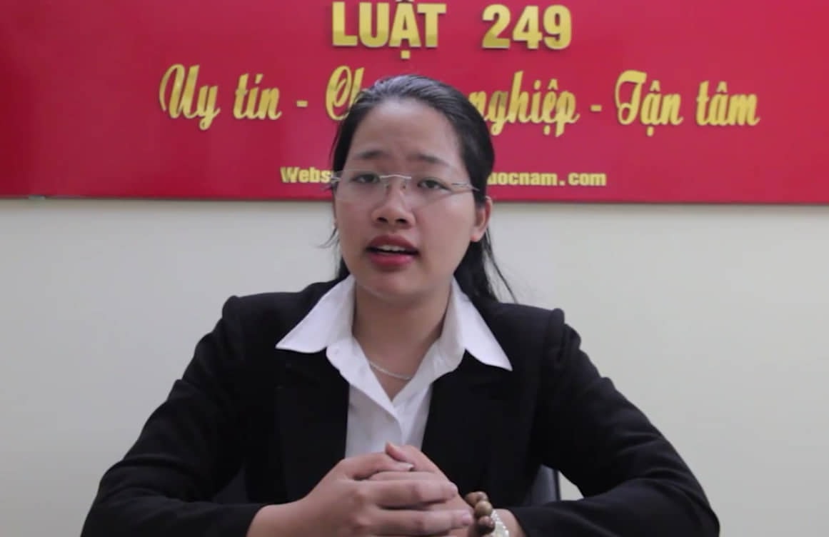 Luật gia Trịnh Thị Việt Kiều - Giám đốc Công ty tư vấn luật 249