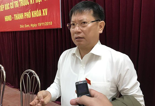 Ông Phạm Xuân Phương - Bí thư Huyện ủy Sóc Sơn (TP Hà Nội). Ảnh: Vương Hà