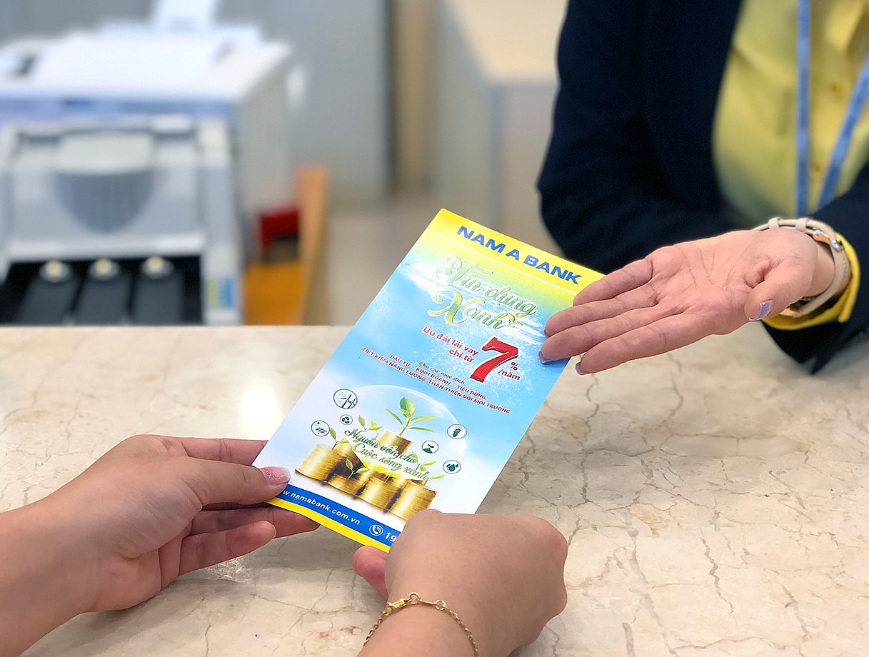 Chương trình “Tín dụng xanh” của Nam A Bank giúp các doanh nghiệp năng lượng  tái tạo tiếp cận vốn dễ dàng hướng đến tăng trưởng xanh.