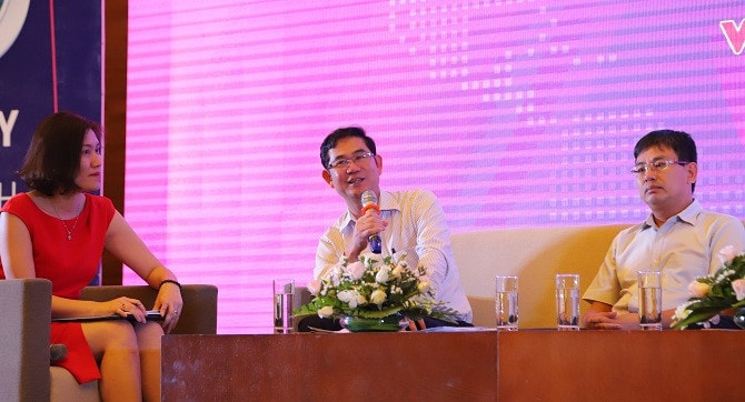 Ông Phạm Văn Hảo - Phó Cục trưởng Cục Hàng không Việt Nam phát biểu tại tọa đàm