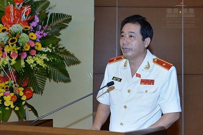 Thiếu tướng Lê Đình Nhường. Ảnh quochoi.vn
