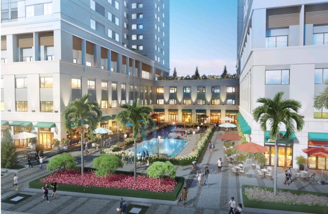 Eurowindow River Park được thiết kế mang đậm nét kiến trúc châu Âu.