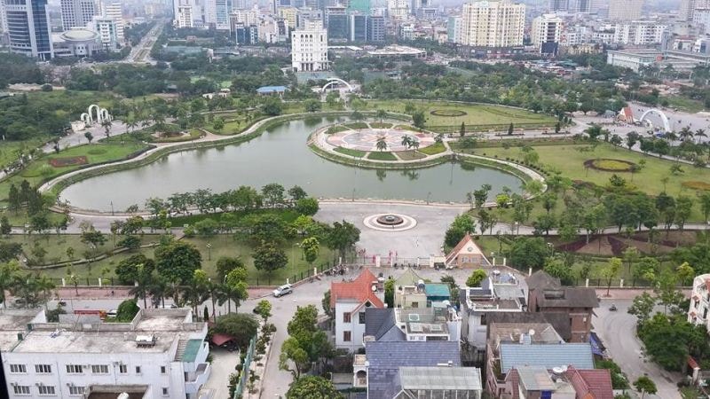 Việc xây dựng Bãi đỗ xe ngầm tại công viên Cầu Giấy đang nhận được những phản ứng không tích cực từ phía người dân (Ảnh TL)