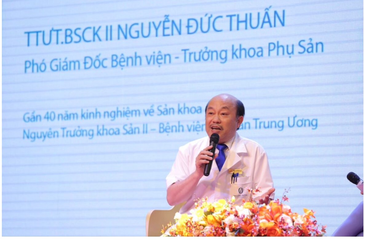 TTUT. BSCKII Nguyễn Đức Thuấn – Phó Giám đốc Bệnh viện – Trưởng khoa Phụ Sản Bệnh viện Đa khoa Phương Đông