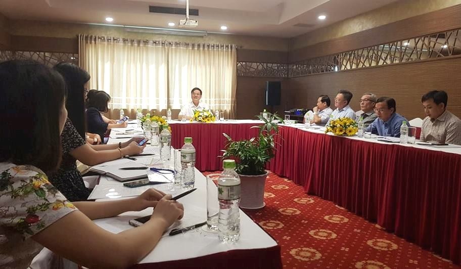 Quang cảnh chương trình Tổng kết công tác kiểm tra năm 2018 - phương hướng nhiệm vụ năm 2019 của Ban Kiểm tra Hội Nhà báo Việt Nam.