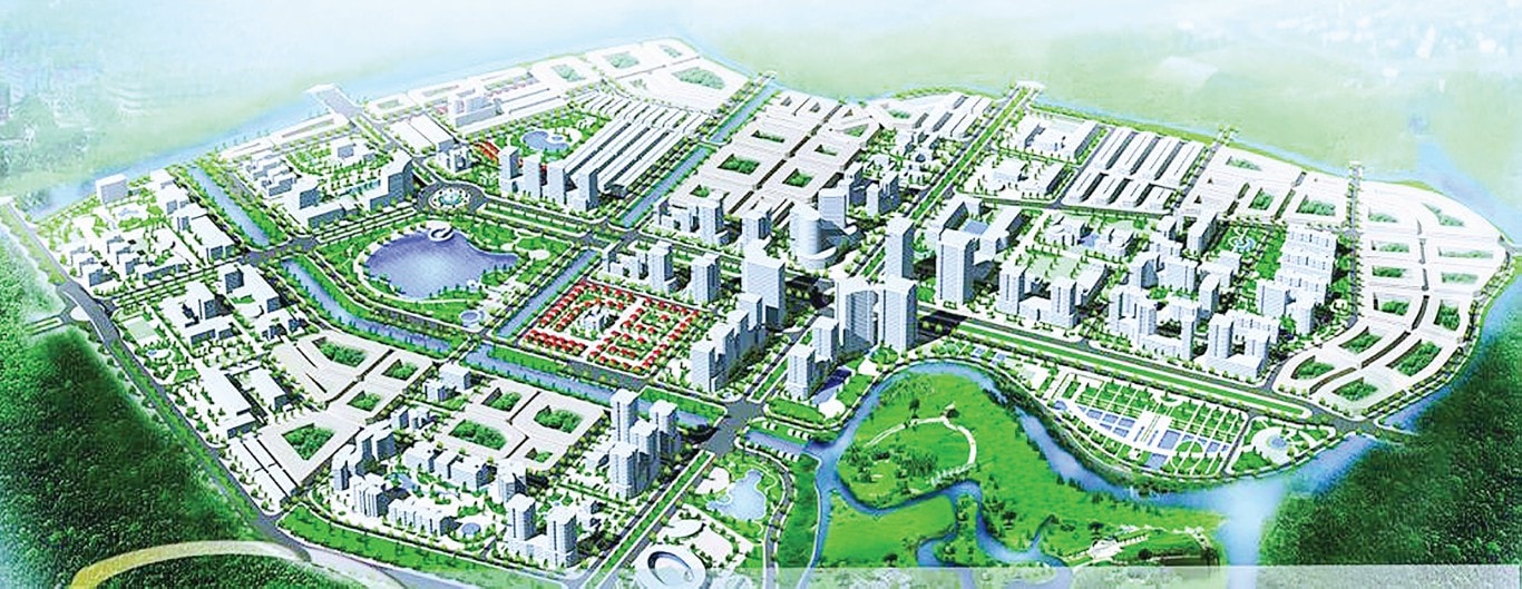 Phối cảnh tổng thể Khu đô thị An Vân Dương.