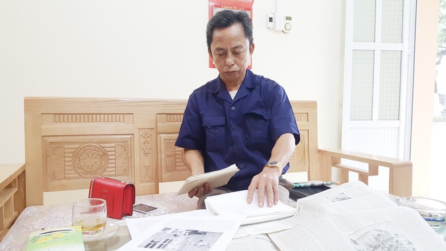 Đã hơn 5 năm qua, ông Thái vẫn miệt mài khiếu kiện nhưng cơ quan chức năng huyện Bình Giang vẫn