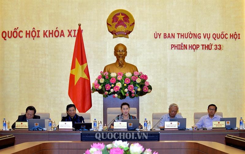 Chủ tịch Quốc hội Nguyễn Thị Kim Ngân phát biểu tại Phiên họp. Ảnh quochoi.vn