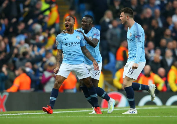 Sterling ghi 2 bàn nhưng cũng không thể giúp Man City đi tiếp vào bán kết. Ảnh: Getty