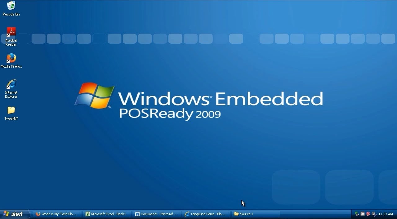 Giao diện Windows Embedded POSReady 2009.