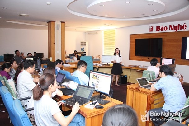 Quang cảnh buổi tập huấn. Ảnh: baonghean.vn