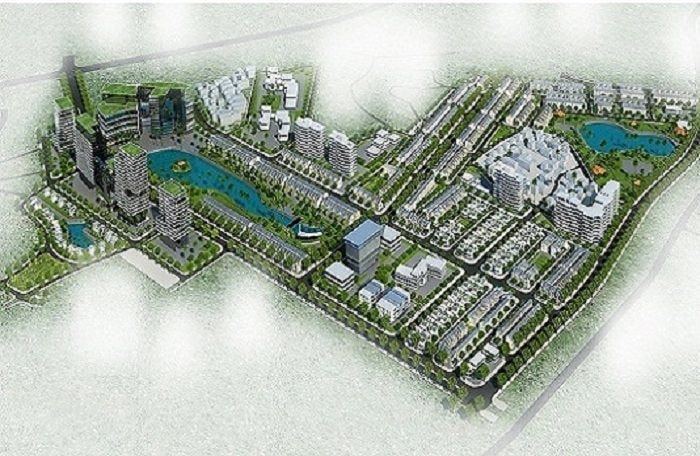 Phối cảnh tổng thể dự án Tây Nam TP. Việt Trì.