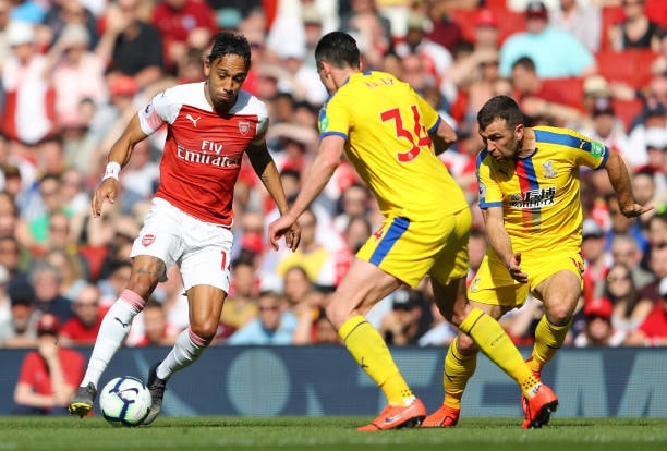Nỗ lực của Aubameyang là không đủ để giúp Arsenal có điểm. Ảnh: Sports