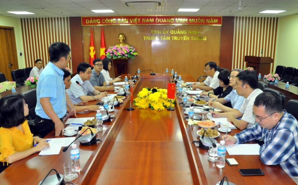 Quang cảnh buổi đón tiếp (Ảnh: Báo Quảng Ninh)