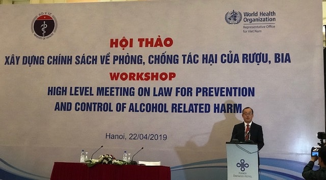 Hội thảo xây dựng chính sách về phòng, chống tác hại của rượu bia tổ chức sáng ngày 22/4/2010