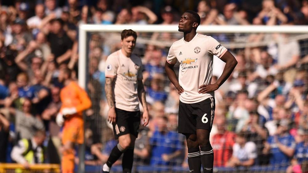 Pogba và các đồng đội ở MU có trận đấu đáng quên tại Goodison Park. Ảnh: Sports
