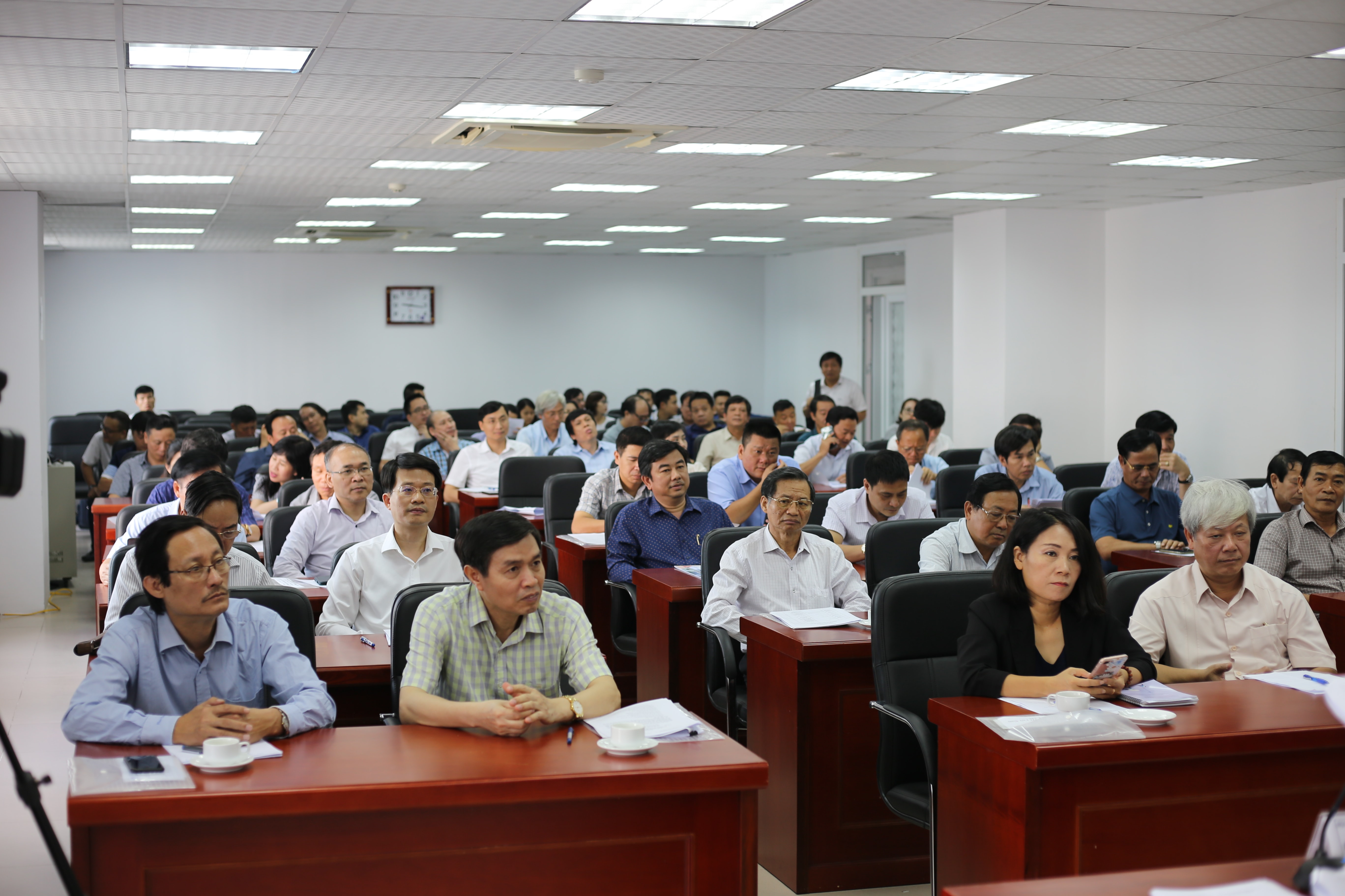 Toàn cảnh Lễ Khai mạc vòng chấm sơ khảo Giải báo chí quốc gia lần thứ XIII năm 2018. Ảnh: Nguyệt Hồ.