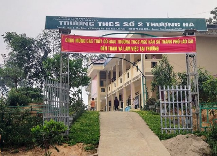 Ngôi trường nơi xảy ra vụ việc. (Ảnh: Báo Dân trí)