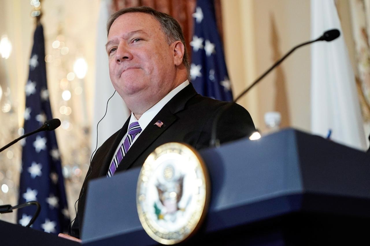Ngoại trưởng Mỹ Mike Pompeo. Ảnh: Reuters