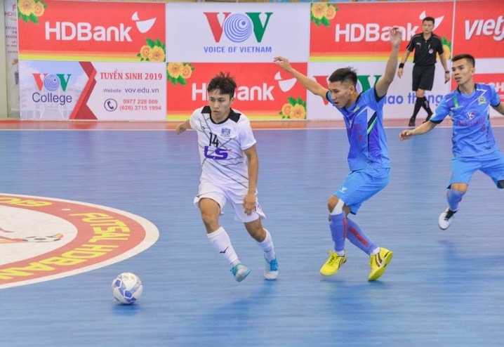 Thái Sơn Nam (áo trắng) thua đầy tức tưởi trước Kardiachain Sài Gòn FC. Ảnh: VFF