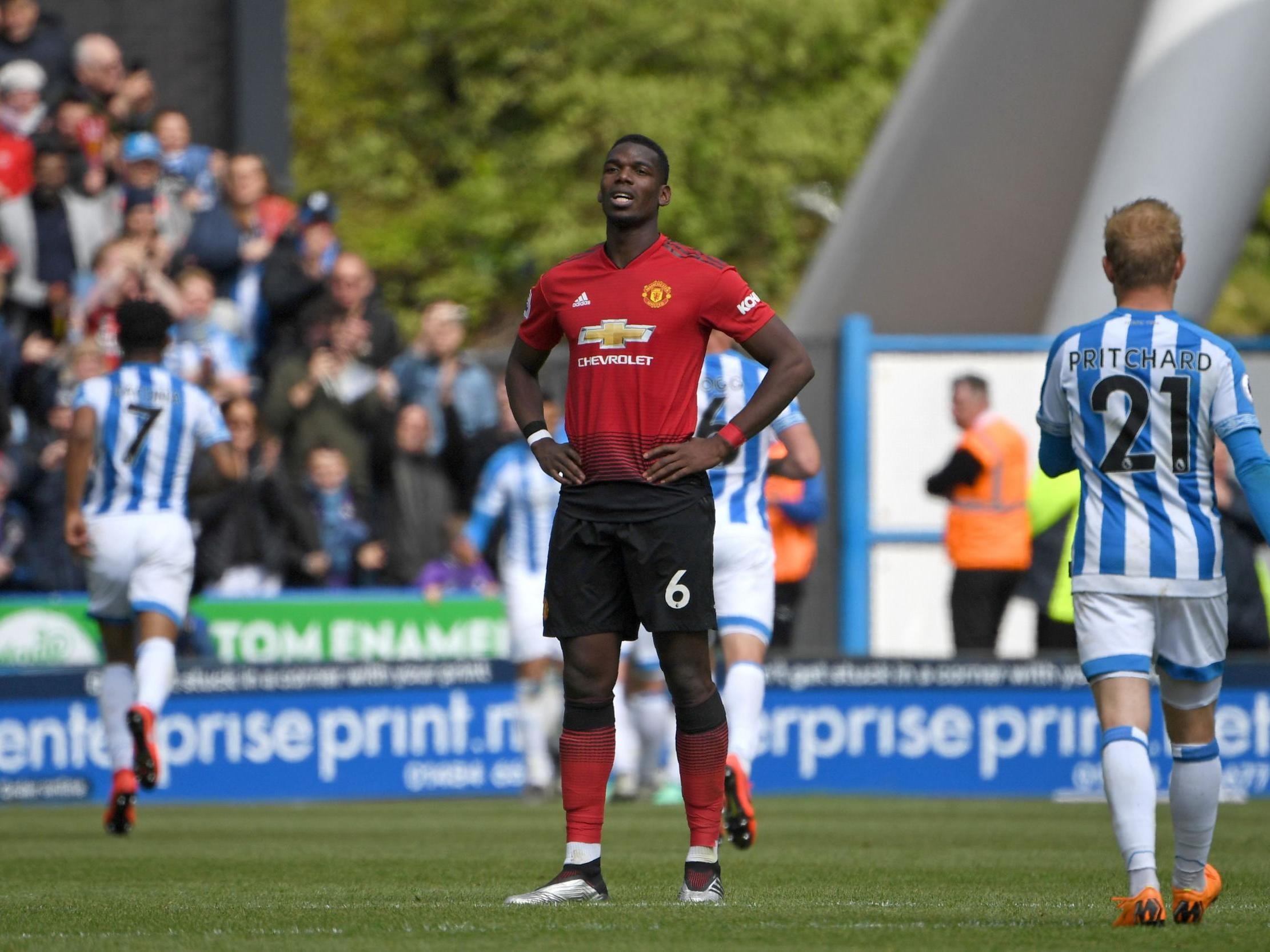 Pogba và các đồng đội đã chính thức mất vé dự Champions League mùa bóng tới. Ảnh: Getty