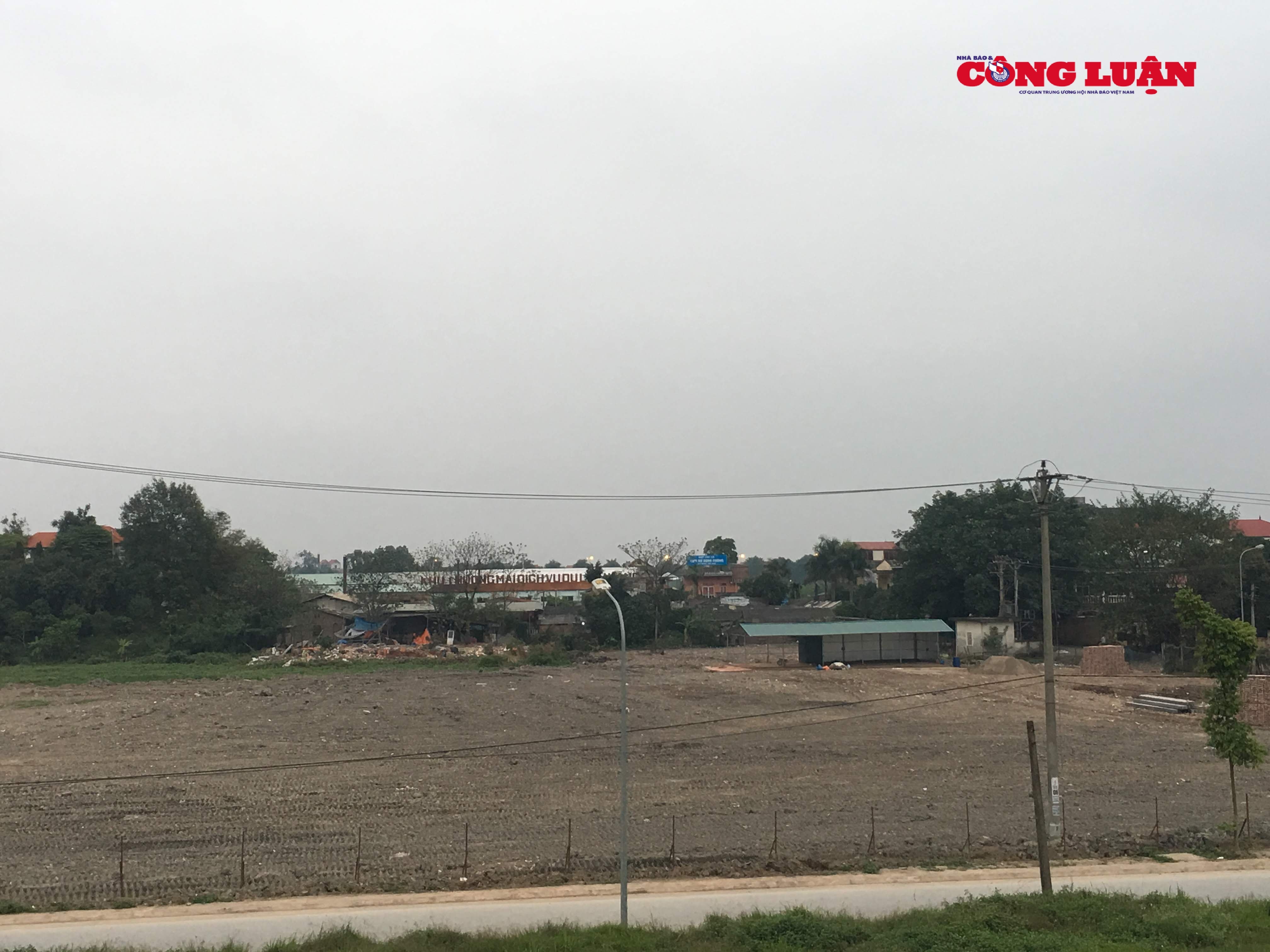 Hiện trạng dự án đã được san lấp hoàn chỉnh và đang thi công xây dựng.