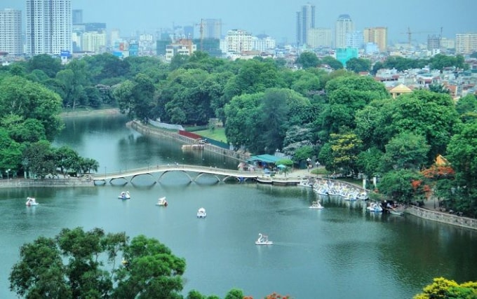 Bãi đỗ xe ngầm sẽ được xây dựng trong công viên Thủ Lệ với tổng kinh phí lên tới trên 1.700 tỷ đồng (Ảnh TL)