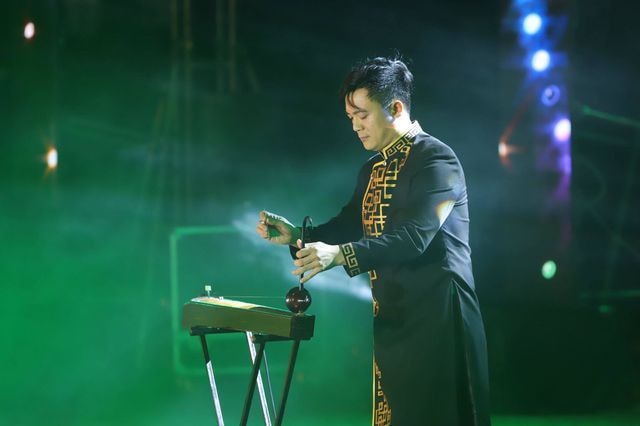 Nhạc sĩ, nghệ sĩ đàn bầu Nguyễn Quang Hưng. Ảnh: PV
