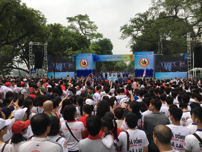 Sự kiện thu hút rất đông người tham gia. Ảnh: C.T.V