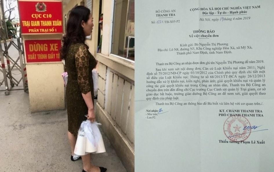 Thanh tra Bộ Công an đã tiếp nhận và xử lý đơn tố cáo của Công ty Phương Thúy.