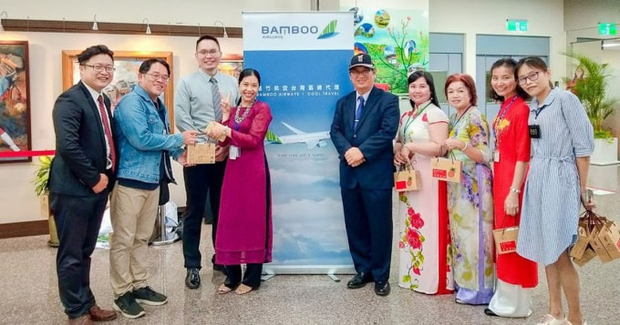 Các chuyến bay đầu tiên đến Đài Loan theo 2 chặng khứ hồi Đà Nẵng - Đài Bắc, Hà Nội - Đài Nam được Bamboo Airways đưa vào khai thác vào tháng 4/2019.