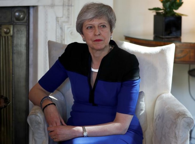 Thủ tướng Anh Theresa May. Ảnh: Reuters