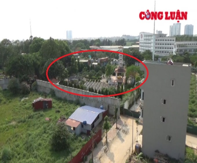 Khu dân cư nằm cạnh khu nghĩa trang