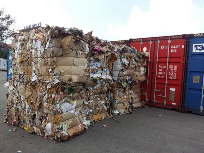 Nghị định 40/2019/NĐ-CP cũng đưa ra những quy định về điều kiện bảo vệ môi trường trong nhập khẩu phế liệu. (Ảnh TL)