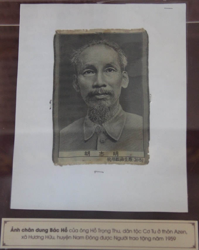 Ảnh chân dung Bác Hồ của ông Hồ Trọng Thu.