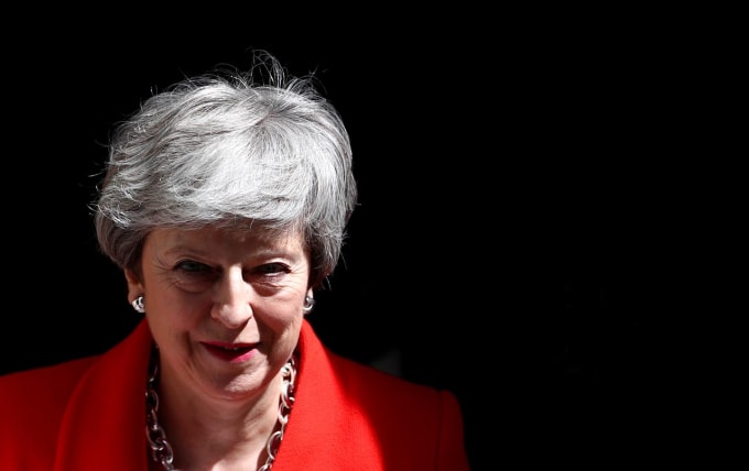 Thủ tướng Anh Theresa May. Ảnh: Reuters