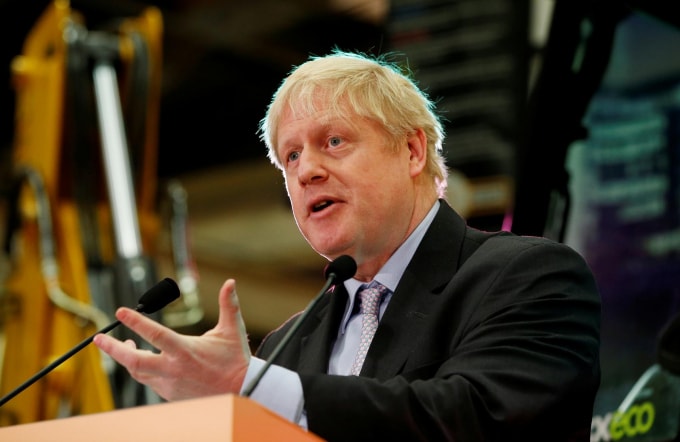 Cựu Ngoại trưởng Anh Boris Johnson. Ảnh: Reuters