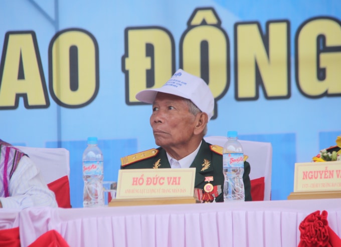 Anh hùng LLVTND Hồ Đức Vai, người đầu tiên được Bác đặt tên họ Hồ.