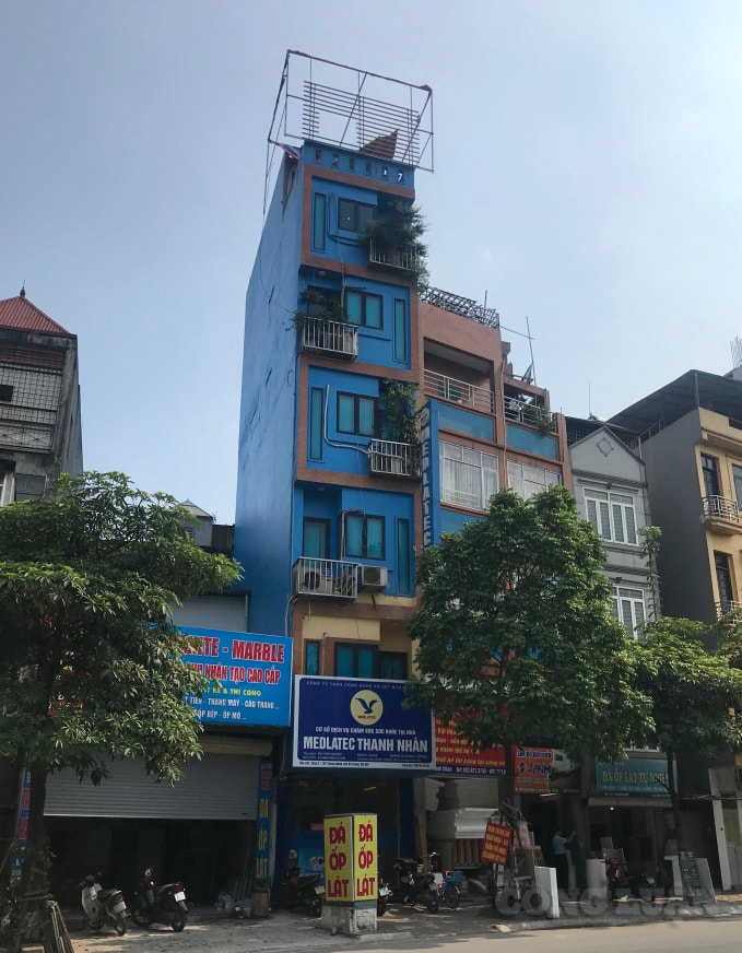 Công trình vi phạm tại số 107 phố Thanh Nhàn