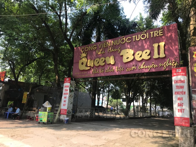 Những sai phạm tại Công viên Tuổi trẻ Thủ đô vẫn chưa được xử lý dứt điểm