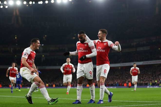 Cảm xúc với các cơn mưa bàn thắng là điều mà Arsenal đã thể hiện suốt thời gian qua. Ảnh: Getty