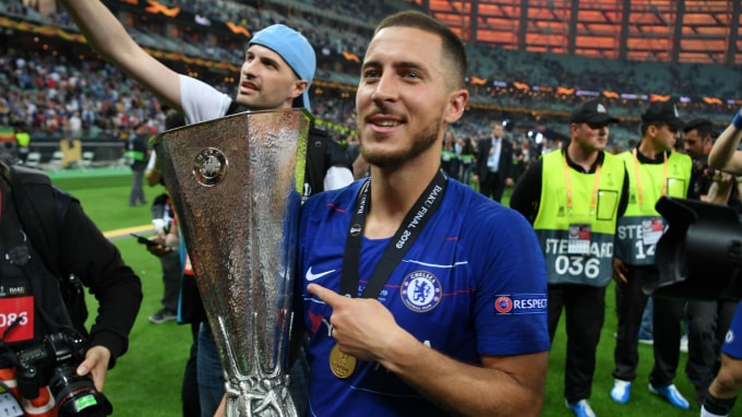 Eden Hazard để lại dấu ấn ở trận chung kết với hai bàn thắng. Ảnh: Getty