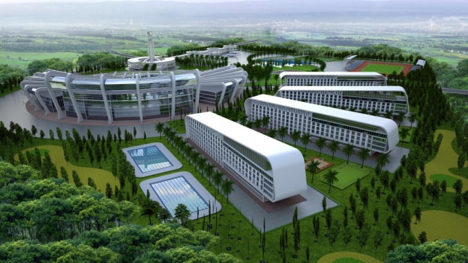Phối cảnh Trường Đại học FLC