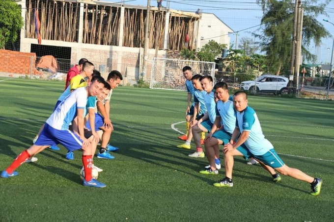 Đội chủ nhà FC báo chí thường trú Hà Tĩnh cũng đã sẵn sàng tham gia tranh tài.