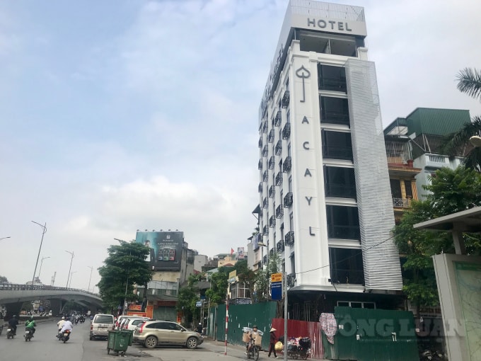 Công trình vi phạm trật tự xây dựng tại số 283 Trần Khát Chân, phường Thanh Nhàn