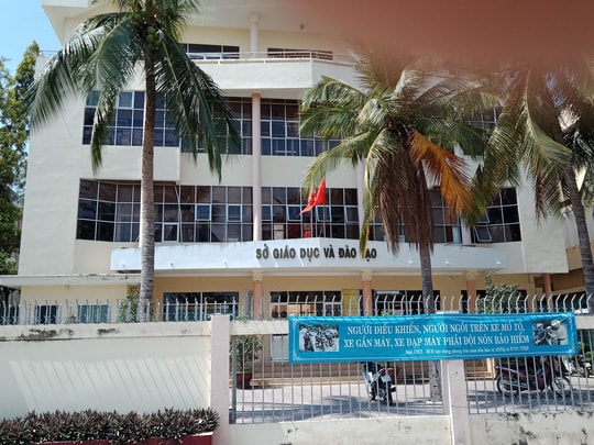 Sở GD-ĐT Bình Thuận, nơi ông Hòa công tác. Ảnh: CTV