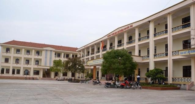 Trường THPT Nguyễn Trãi, cơ sở sẽ được Trường THPT Tiên Yên chuyển đến. Ảnh: Báo Quảng Ninh.