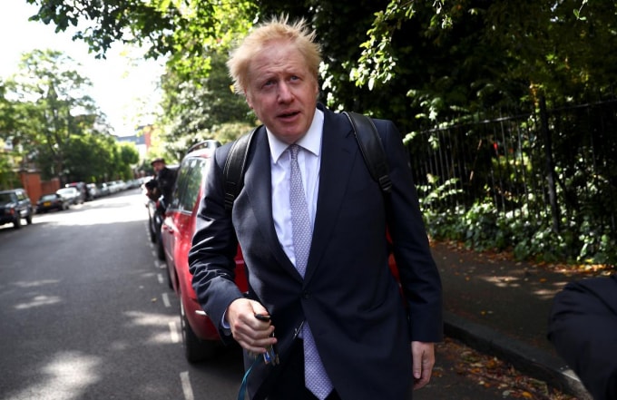 Cựu Ngoại trưởng Anh Boris Johnson. Ảnh: Reuters